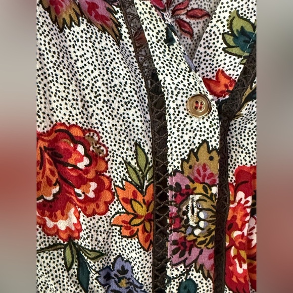 Maeve by Anthropologie Janie Flounced Peasant Blouse - Picture 10 of 13